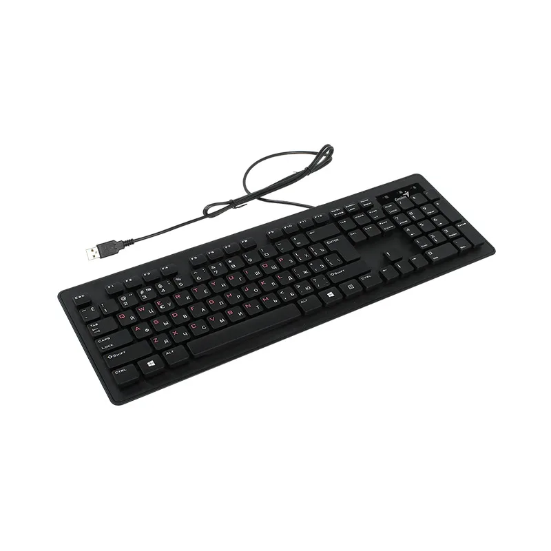 Клавиатура GENIUS SlimStar 130 (Черный/USB)|keyboard genius|keyboard keyboardgenius keyboard |