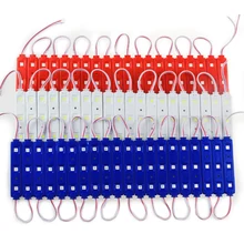 500 шт./лот светодиодный модуль впрыска 5050 SMD 3 светодиодный s водонепроницаемый IP65 DC12V 1,5 вт/шт светодиодные модули