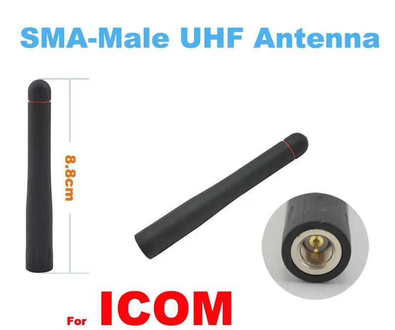 УВЧ SMA-Male антенна для ICOM двухстороннее радио/рация