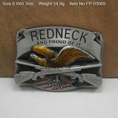 Ремень Bullzine Redneck с отделкой оловянной FP-03068 с постоянный запас подходит для пояса шириной 4 см
