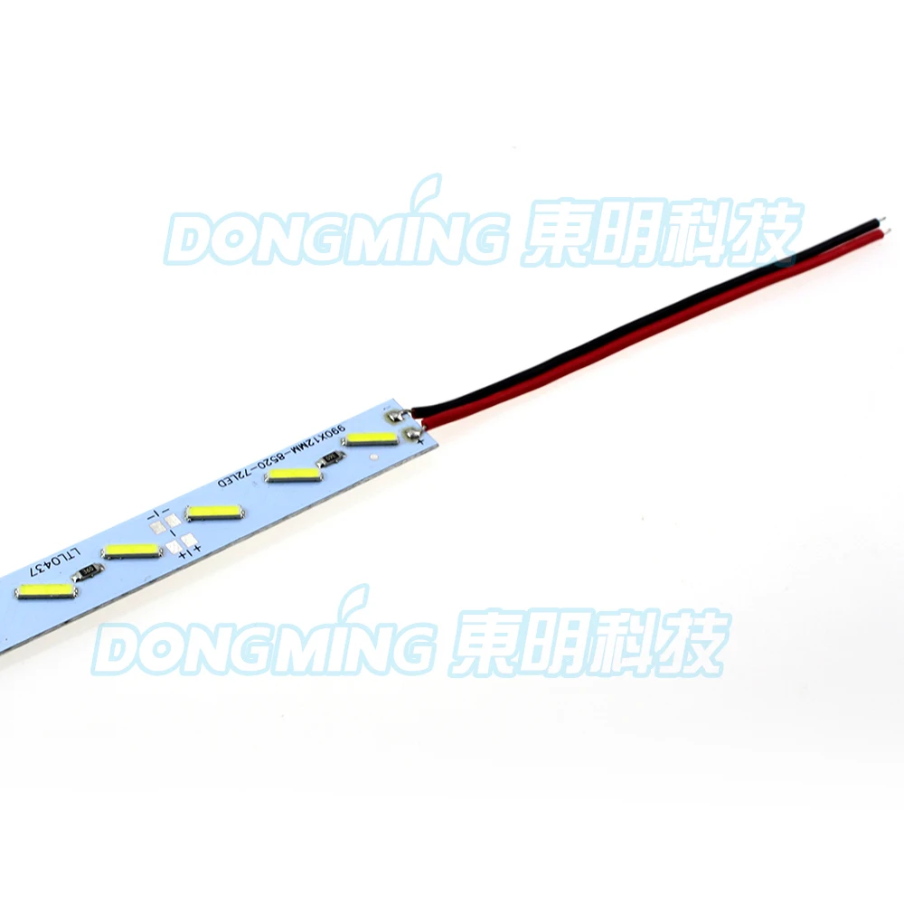 35 шт. 1 м fita Hard Luces led Bar light 12 в 100 см 72 SMD 8520 Алюминиевый PCB алюминиевый светодиодный