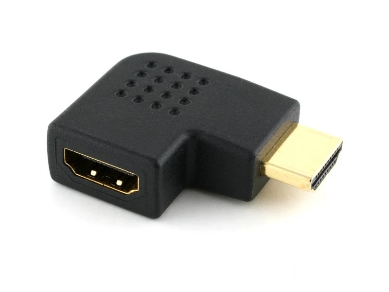 10 шт./пакет HDMI прямоугольный 90 градусов вертикальный плоский правый адаптер