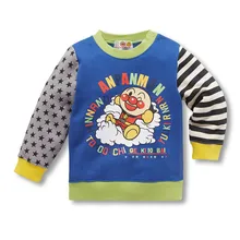 Children Sweatshirt Kids Boys Girls Cotton Anpanman Longsleeve Cashmere Sweater Warm Tshirt Tops Spring Autumn Baby Outwear