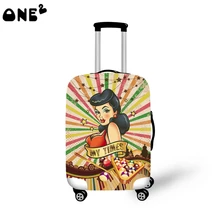 ONE2 sexy pattern modern stylish travel luggage cover good quality 22,24,26 inch production in China protective cover luggage