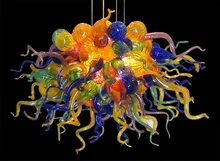 

Home Decoration Handmade Blown Glass Colored Ceiling Lamps