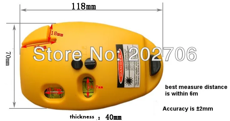 Высокое качество мини мышь Тип 2 линия лазерный уровень с подставкой 90 градусов Лазерная линия инструмент со штативом 3 шт./лот
