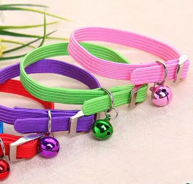 

New Elastic Color Pet Cat Dog Collar Necklace Pet Supplies
