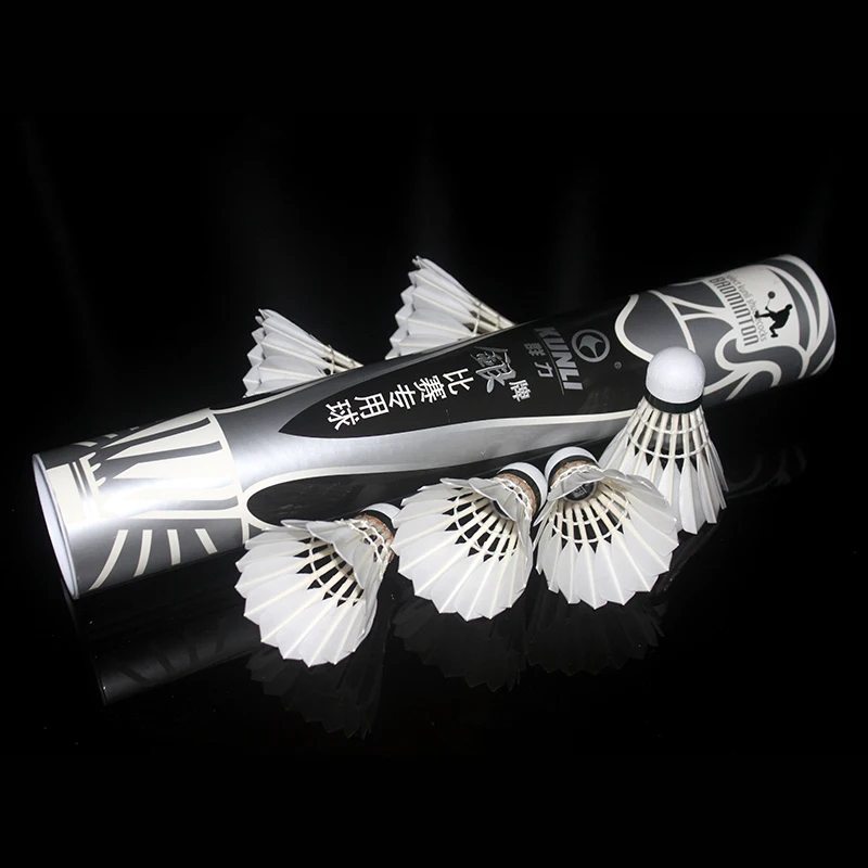 Kunli bádminton volantes KL de Grado Superior Cigu pluma de pato volantes para el torneo profesional súper durable