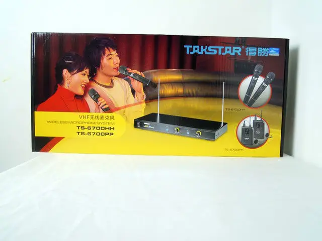 50% скидка TAKSTAR TS-6700PP VHF динамический беспроводной микрофон Обучающие лекции K Song и т. д. бренд от китайского завода Takstar