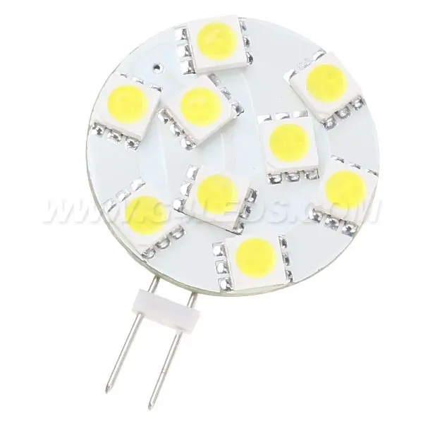 G4 База 9LED SMD 5050 широкое напряжение AC/DC10-30V круглая доска 180-198LM яхты лодки кораблей автомобилей тележки 5 шт/л