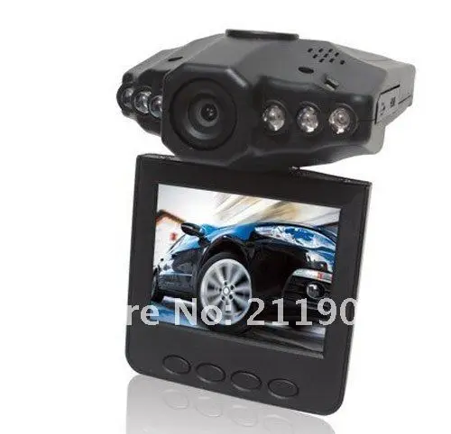 Free Shipping 2.5 Inch TFT rotatable LCD Screen HD 720P Car DVR with Night Vision function
