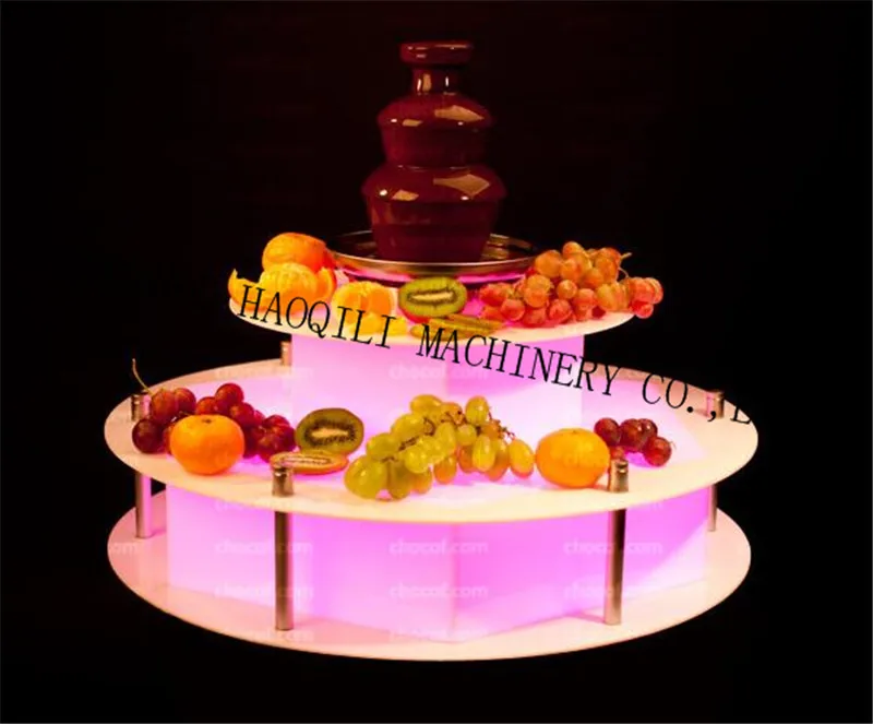 Электрический Шоколадный фонтан специальный стенд красочные