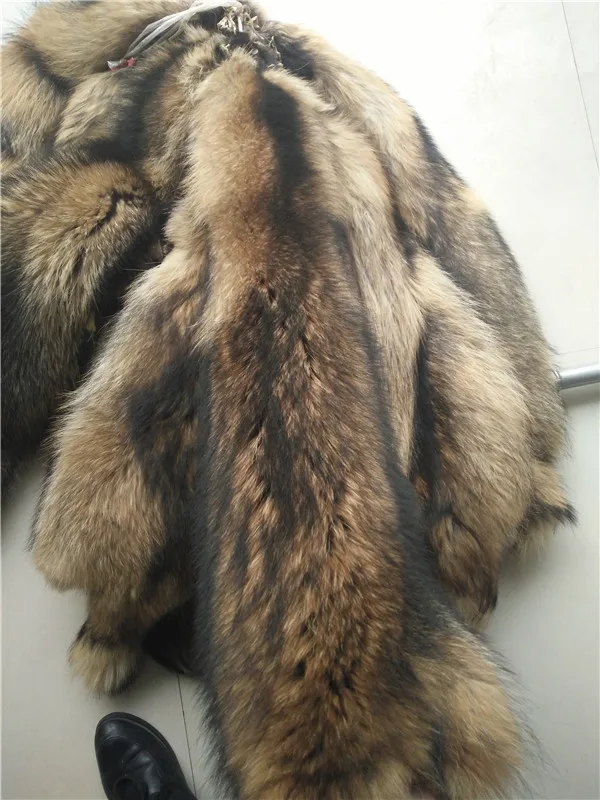 High Quality Natural Raccoon Fur Skin Pelt