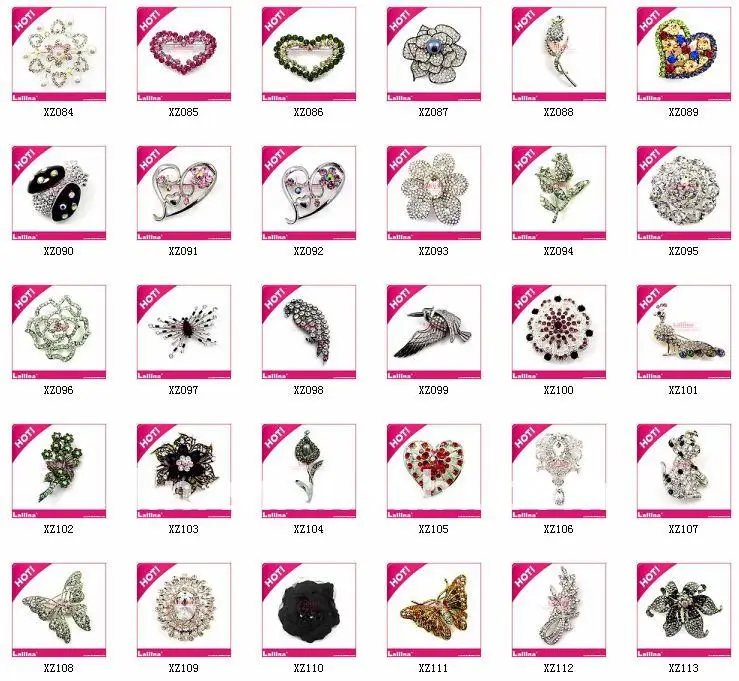 Broche de Cristal Animal Atacado Sliver-tom Loverly Gato Strass 6 Cheap Broches