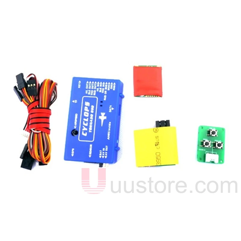 Best Price CYCLOPS TORNADO OSD 30V 100A Set w/10Hz GPS Module and 3D Flying / Airspeed Sensor for RC Airplane