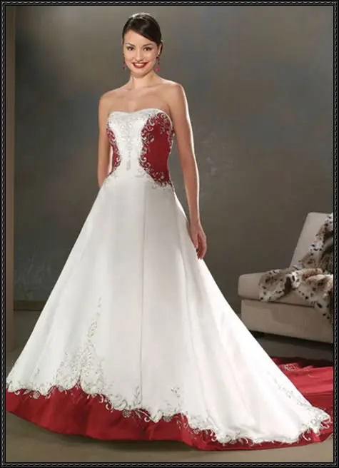 New White Crimson Wedding Dress Plus Size Custom 2 28 Xu0068 In