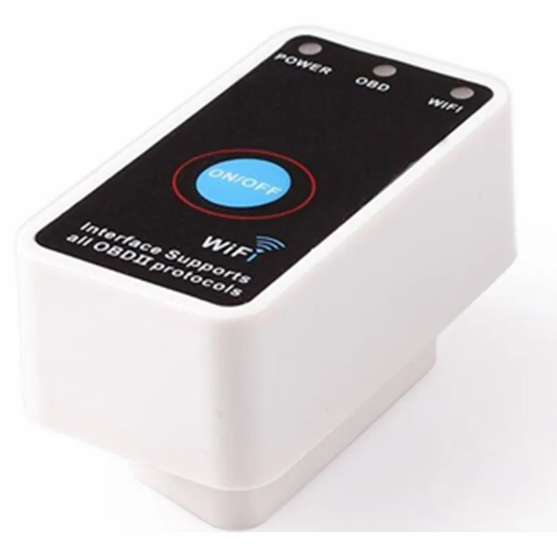 10 шт./лот мини ELM327 WI-FI вкл/выкл переключатель V1.5 ELM327 WI-FI OBD2/OBDII ELM 327 CAN-BUS диагностический инструмент для IOS/iPad/Android