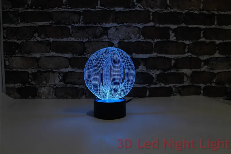 Лидер продаж; подарок на день рождения 3D Led Иллюзия модной настольные лампы с сертификат UL YJM-2899