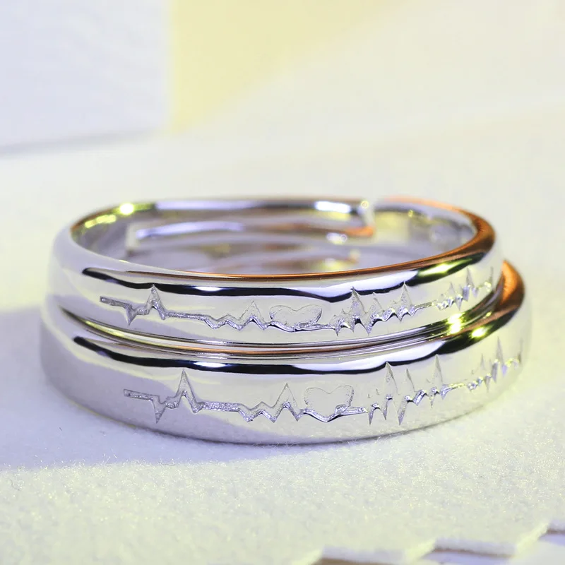 hot bursts of silver 925 korean adjustable ring couple ring on the classic simple men and women jewelry wedding ring set jz30 - Simple Wedding Ring Sets hot bursts of silver 925 korean adjustable ring couple ring on the classic simple men and women jewelry wedding ring set jz30 - Simple Wedding Ring Sets
