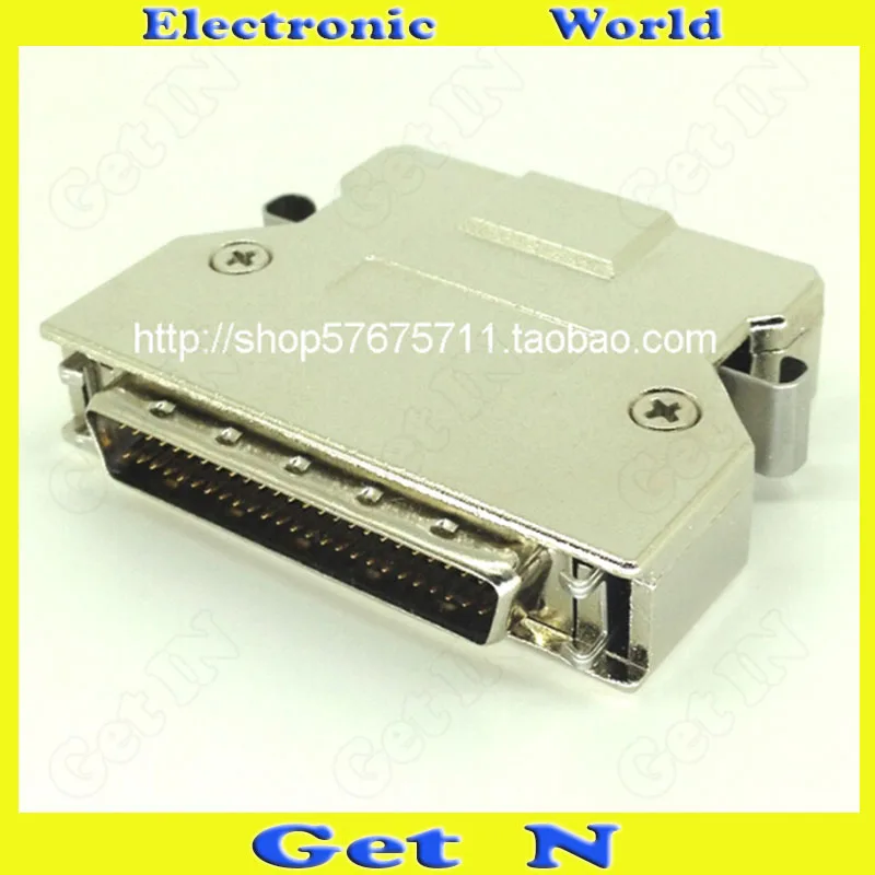 5 шт. SCSI соединитель SCSIHDB50P штекер железный корпус сборный адаптер SCSI50 Sharpnel