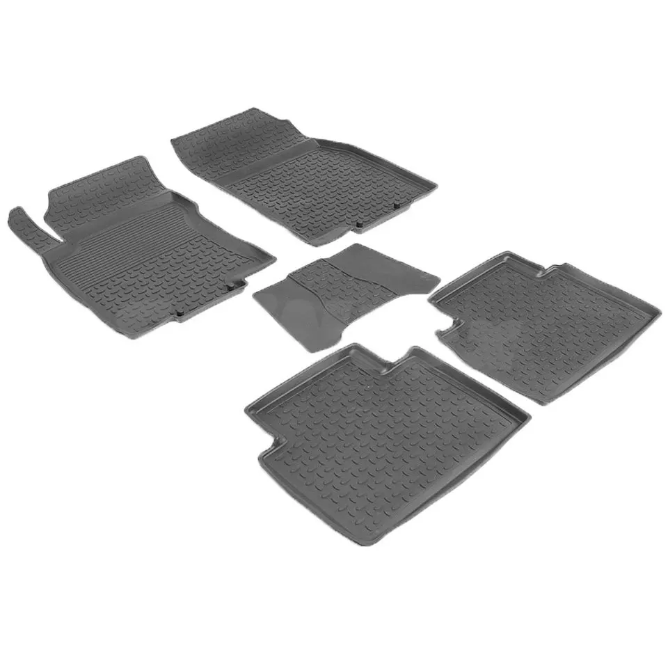 For Nissan X Trail T32 2015 2019 rubber floor mats into saloon 5 pcs/set Seintex 86240in Floor