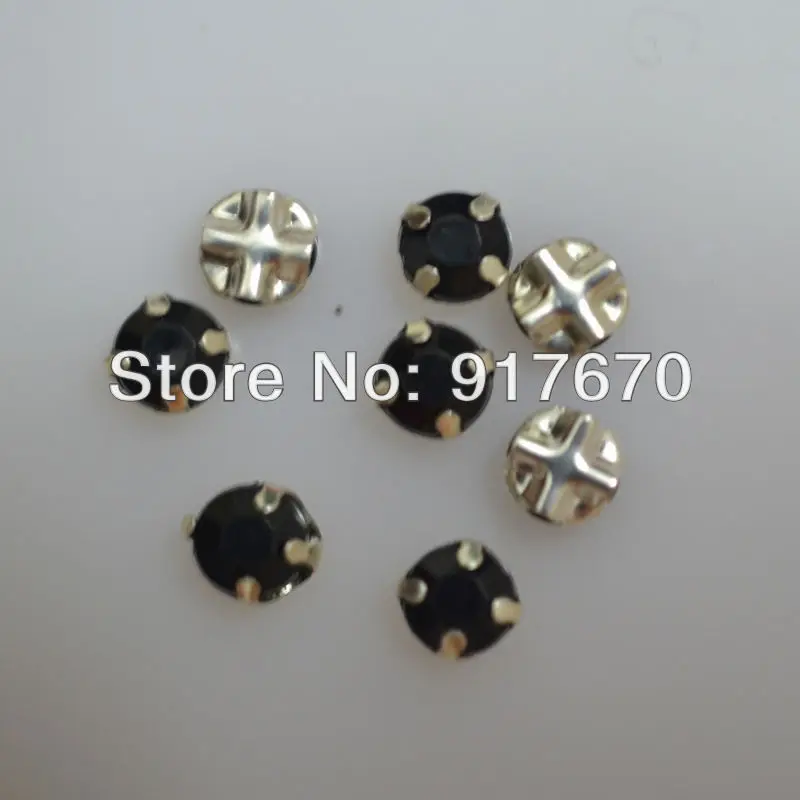 CPAM Sew beads settings 5 мм черные акриловые бусины с крестиком коготь 5000 шт./упак., бусины Кристалл отделка аппликация для одежды, сумки