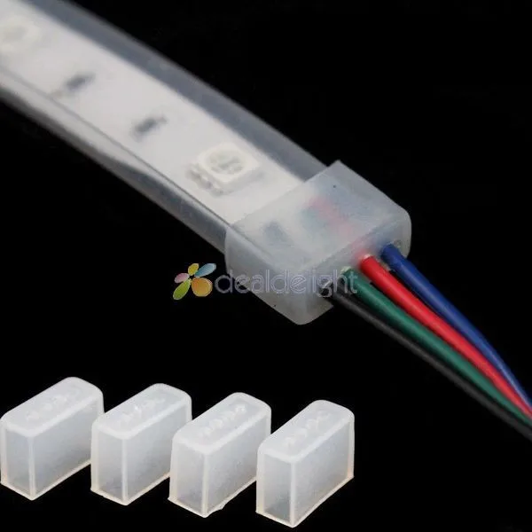 30PCS 12mm Silicon LED Clips For Fixed RGB 5050 5630 Strip LigUTSQ 