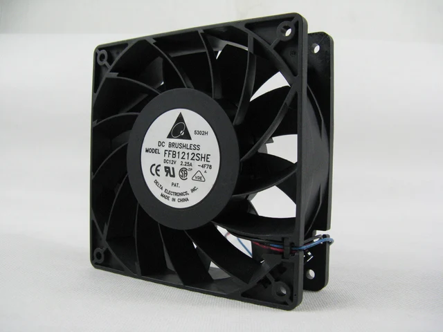 Для delta FFB1212SHE 12 см 120 мм 120*120*38 мм 12V 2.25A DC корпус для охлаждения вентилятор для сервера