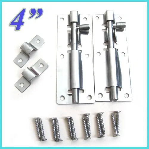 10 Sets Lot Good Quality Door Bolt Graden Gate Shed Cabinet
