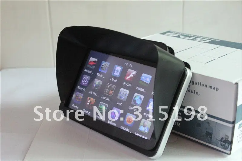 FREE SHIPPING! universal sunshade sunshine shield for 7 inch car GPS navigation