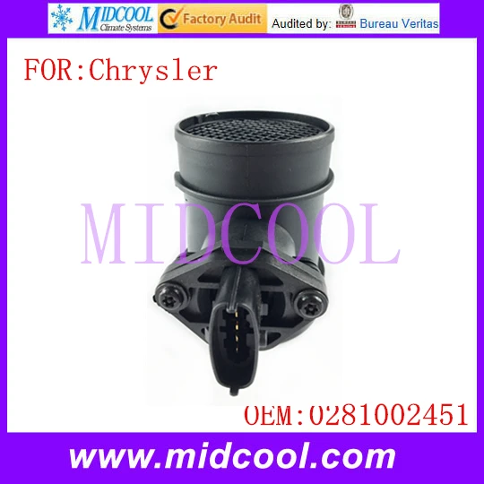 Массового расхода воздуха Сенсор использовать oe 0281002451 для Chrysler