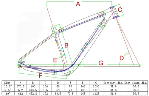 MTB Frame-полный углерода Мэтт матовая горный велосипед 29ER MTB BB30 frame+ вешалка 15." /17.5" /19"