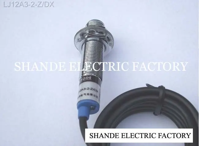 Датчик приближения, LJ12A3-2-Z/DX, dc, 2 провода NC, диаметр 12 мм 6-36VDC