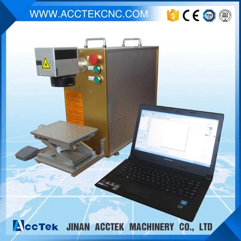 AK10-F волоконный лазер маркировочная машина с Цзинань! диодной накачкой лазерный