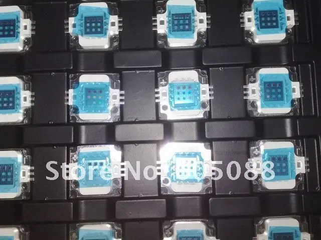 10 Вт RGB высокой мощности Светодиодная подсветка модуль лампы Красный 620-630nm зеленый 520-530nm синий 460-470nm полный цвет DIY светодиодное освещение