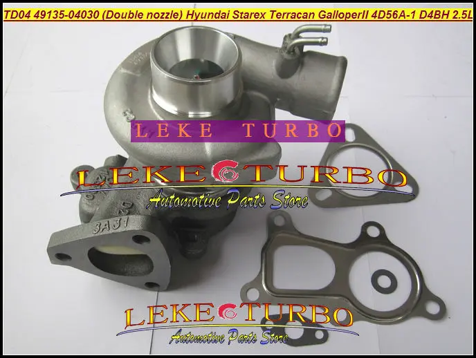 TF035 TD04 49135-04030 28200-4A210 turbo turbocharger For Hyundai Starex Libero Terracan Galloper II 4D56A-1 D4BH 2.5L (4)