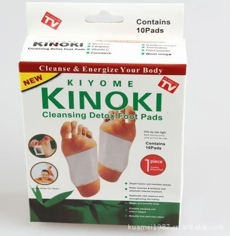 1 коробка Kinoki Детокс подушечки для ног патчи с розничной коробкой и клей/очищающие Детокс подушечки для ног(1 коробка = 10 шт подушечки+ 10 шт клей