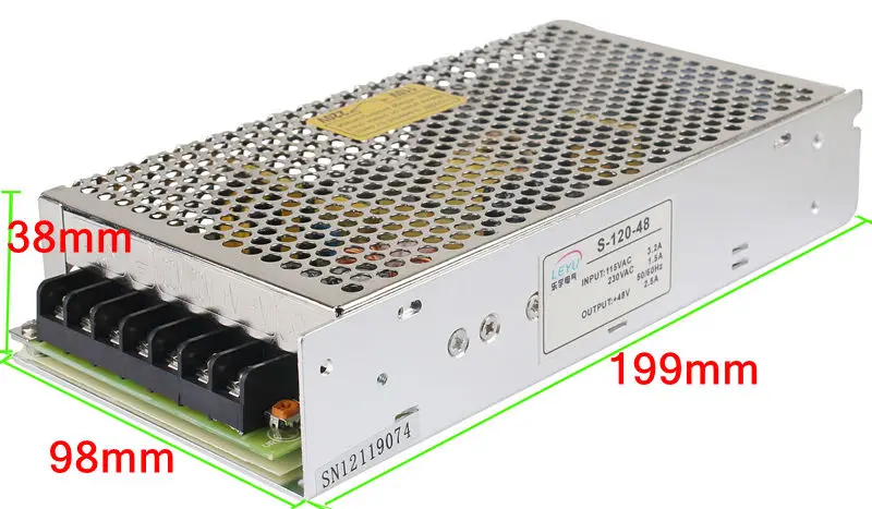 CE ROHS 120 w 24 v импульсный источник питания