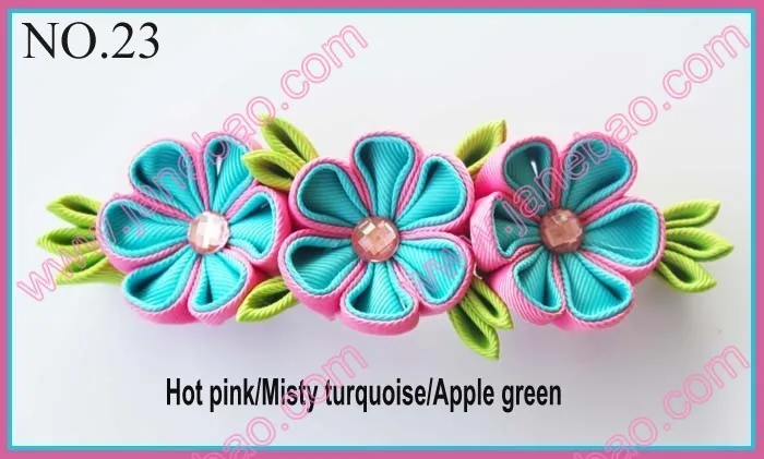 145 шт. 6 ''новые Kanzashi лепесток заколки катушка заколки волосы девушка клип