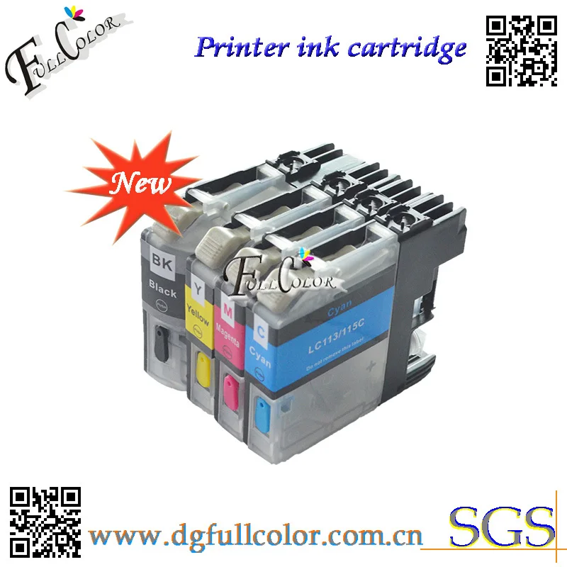LC123 LC125 LC127 перезаправляемый чернильный картридж для принтера brother DCP-J4110DW, MFC-J4410DW, MFC-J4510DW, MFC-J4610DW, MFC-J4710DW