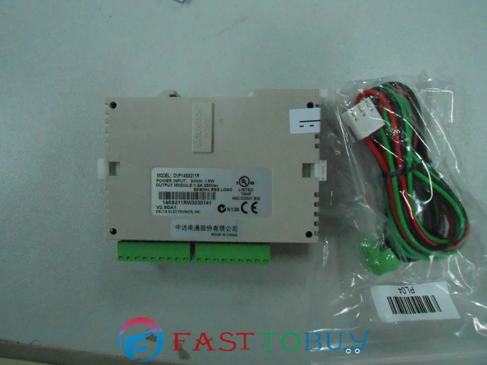DELTA DVP14SS211R PLC программист логический контроллер DC24V 8 DI 6 реле цифрового устройства вывода с Кабель для программирования