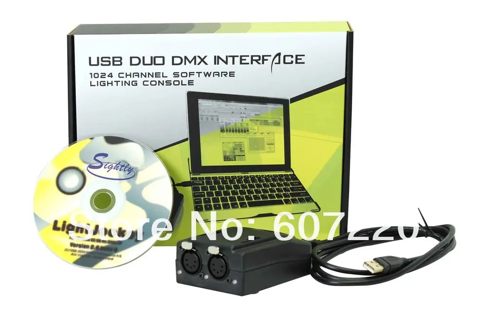 USB DMX 1024 каналов программный светильник Jockey Контроллер освещения DMX консоль