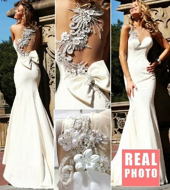Новинка, vestido de festa, сексуальное роскошное торжественное элегантное вечернее платье на выпускной фасона Русалка, белые длинные вечерние платья