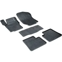 Для Mercedes-Benz ML W164 2005-2011 резиновые коврики с рисунком Сетка Seintex 00896