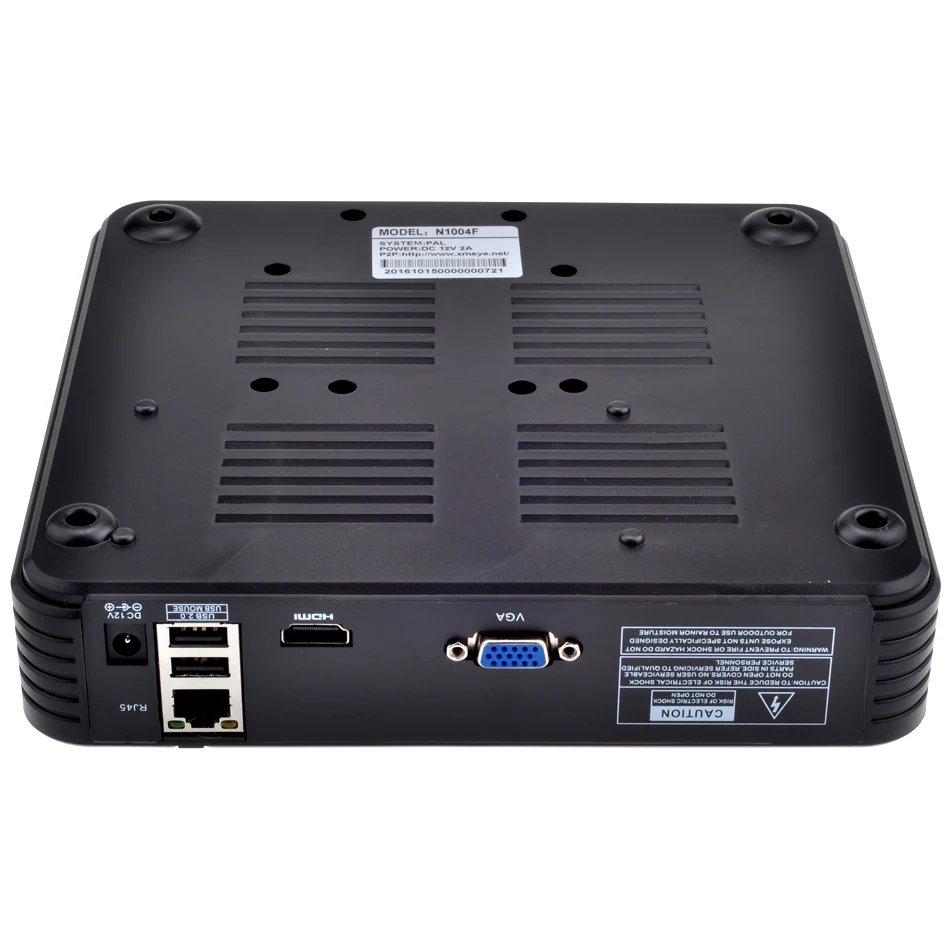 GADINAN Mini 4 Channel NVR HDMI Output Security Standalone CCTV NVR 4CH 1080P/8CH 960P ONVIF 2.0 Fo