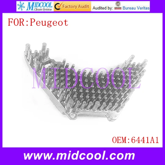 Резисторный регулятор двигателя вентилятора использовать OE NO. 6441A1/6441. A1 для peugeot 306