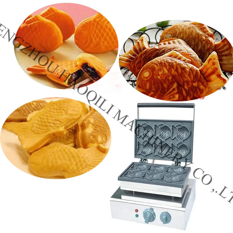 Korean Electric Sea Bream Fish Shape Cake Baking Machine Fish Shape