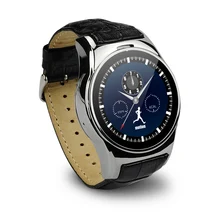 Full HD Wasserdichte Stahl Bluetooth Smart Uhr Telefon für Android ISO mit Pulsmesser Verschleißfeste Smartwatch