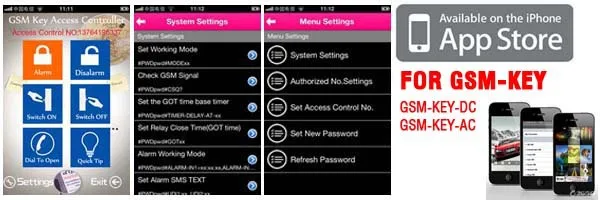 GSM Пульт дистанционного управления для открывания ворот(поддержка нормальных авторизованных номеров и специального номера телефона доступа) Поддержка приложения