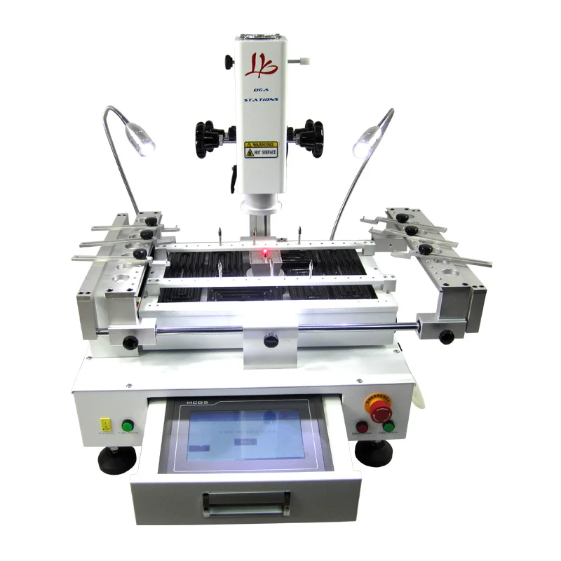 

LY R690 V.2 BGA Rework Station 3 zones hot air touch screen with laser point 4000W EU plug